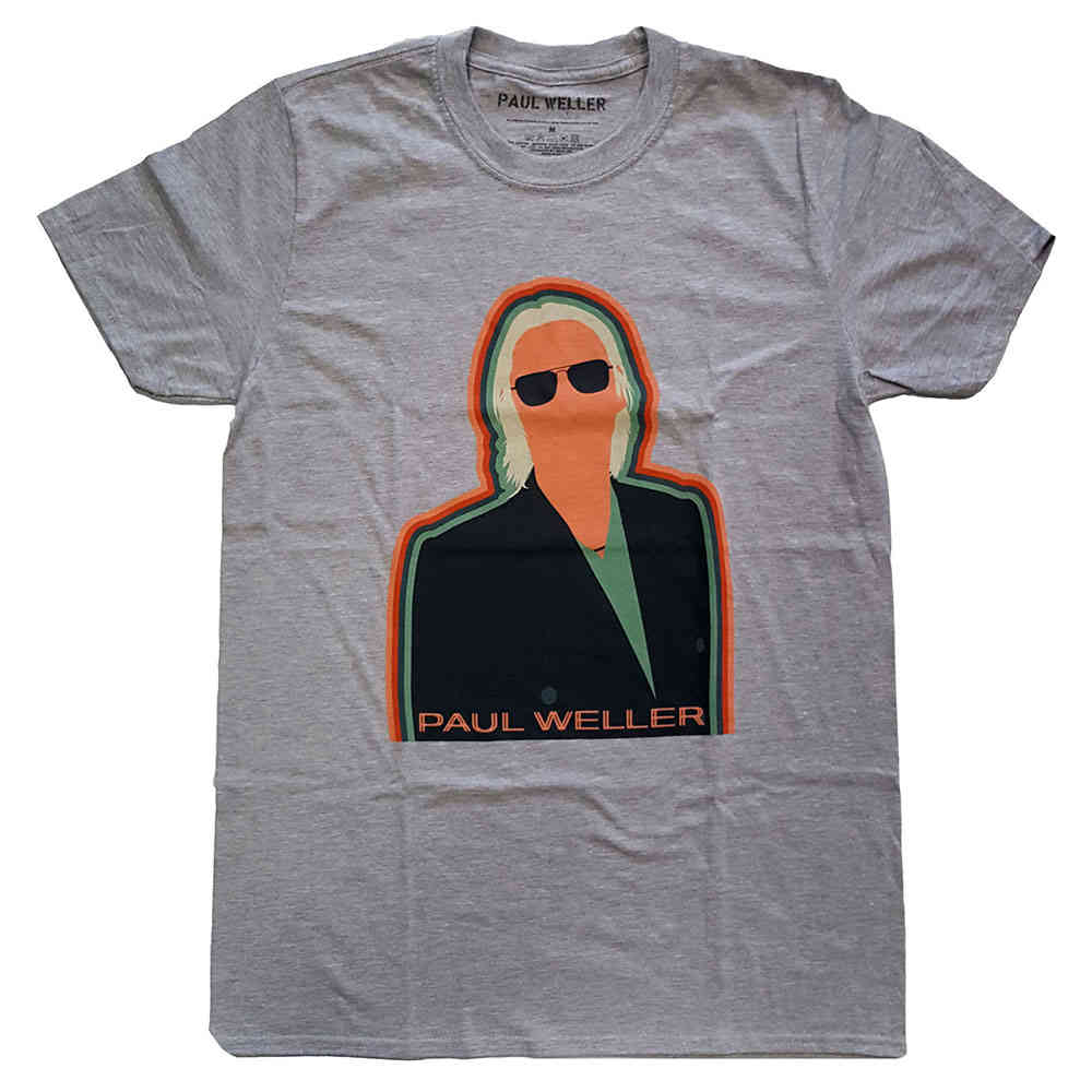 Paul Weller - Illustration Key Lines Heren Tshirt - Grijs